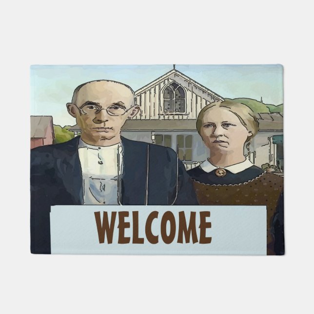 Paillasson Paysans Style Pays, Personnaliser Plancher Mat (Devant)