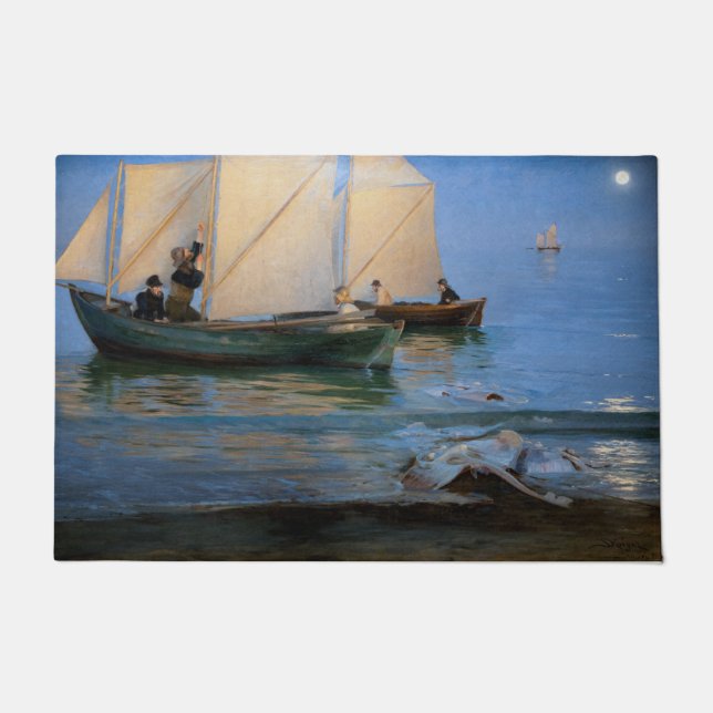 Paillasson Peder Severin Kroyer - Bateaux de pêche (Devant)