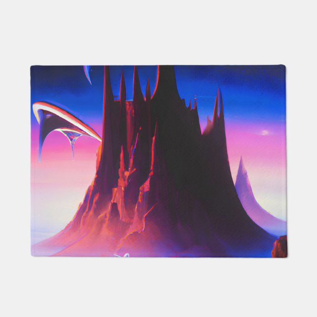 Paillasson Peinture à l'huile Dream World (Devant)