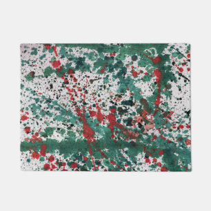 Paillasson Peinture Abstraite Splashed Artistic