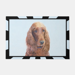 Paillasson Peinture de Setter irlandais - Joli art original d