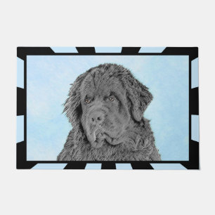 Paillasson Peinture de Terre-Neuve - Cute Original Chien Art