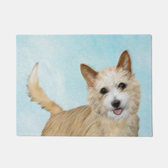 Paillasson Peinture Podengo Pequeno portugaise - Art original (Devant)