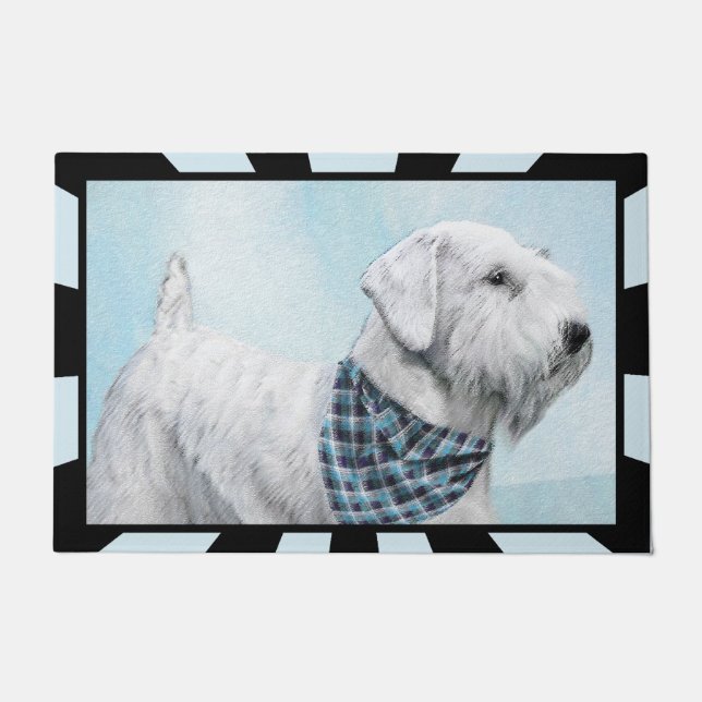 Paillasson Peinture Sealyham Terrier - Cute Original Chien Ar (Devant)