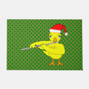 Paillasson Père Noël Casquette Flute Chick