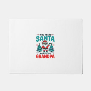 Paillasson Père Noël Grand-père Famille