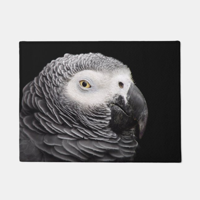 Paillasson Perroquet Gris Africain (Devant)