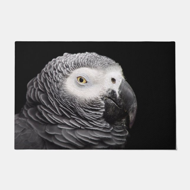 Paillasson Perroquet Gris Africain (Devant)