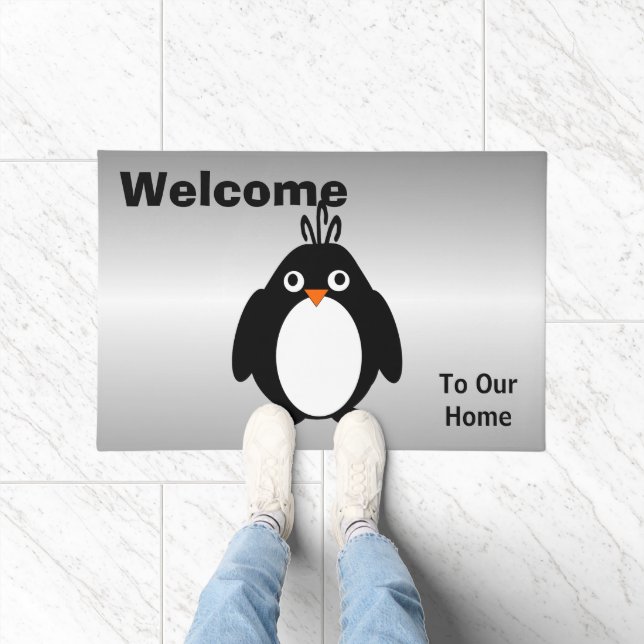 Paillasson Personalised Penguin Design (Intérieur)