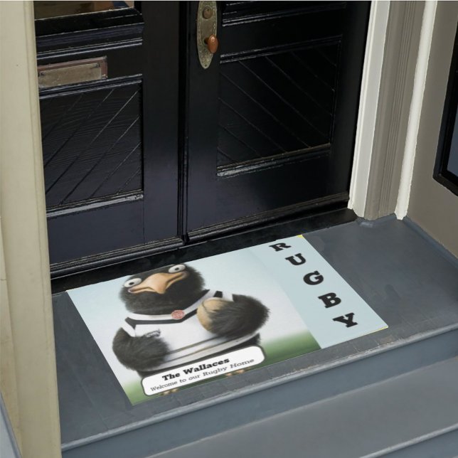 Paillasson  Personalized Rugby Enthusiast's Door Mat (Créateur téléchargé)