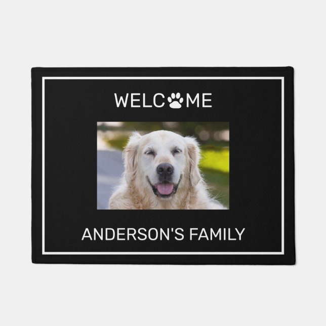 Paillasson Personnaliser Doormat Photo Chien (Devant)