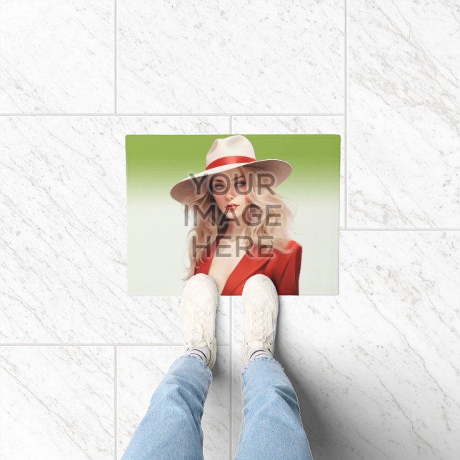 Paillasson Personnaliser Zone photo personnalisée Rug Image h (Intérieur)