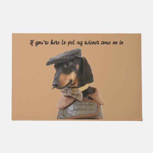 Paillasson Pet My Wiener Dachshund Doormat (Devant)