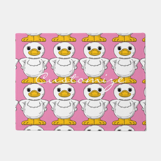 Paillasson Petit canard blanc debout Thunder_Cove (Devant)