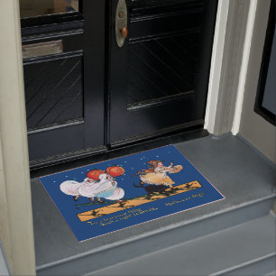 Paillasson Petits enfants Vintages parlés la nuit d'Halloween