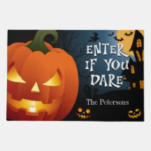 Peur Jack-o'-lantern Porte Mat