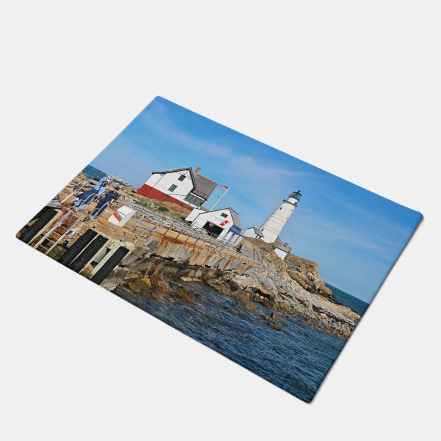 Paillasson Phare de Boston, Massachusetts Door Mat (Incliné)