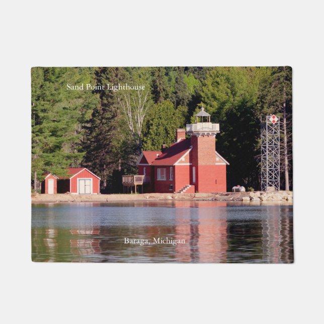 Paillasson Phare de Sand Point Baraga porte mat (Devant)