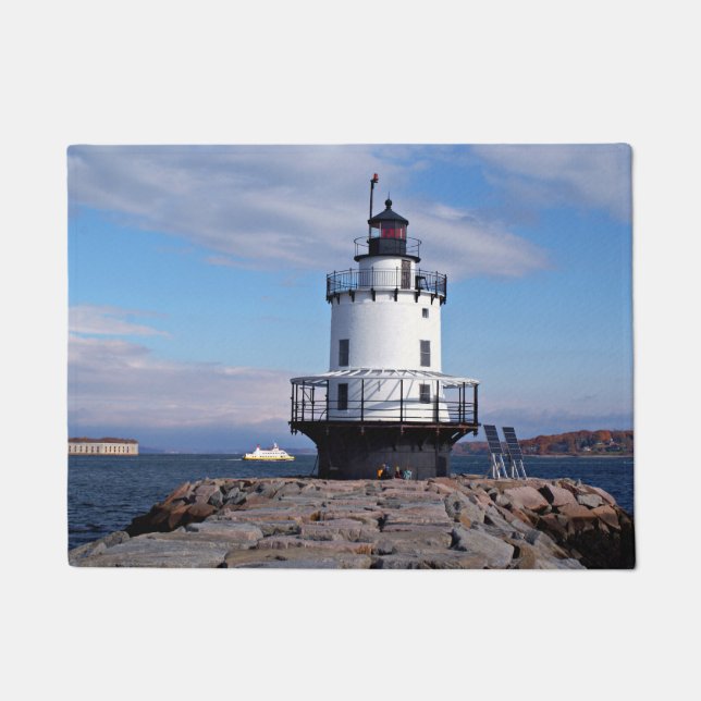 Paillasson Phare de Spring Point Ledge, Maine Door Mat (Devant)