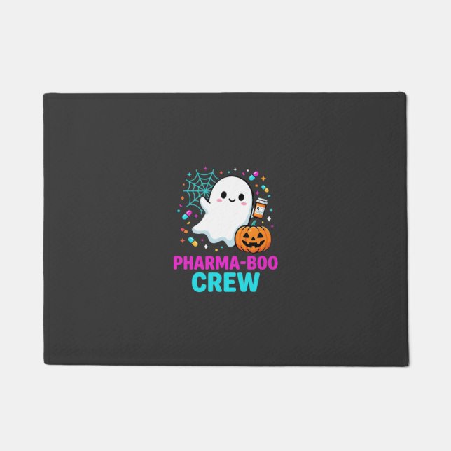 Paillasson Pharmacien Halloween Pharma-Boo Crew Conception de (Devant)