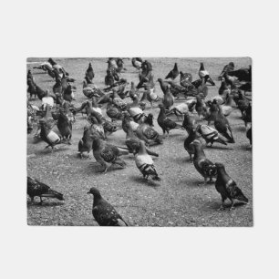 Paillasson Photographie noire et blanche de beaucoup de