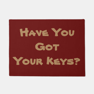 Paillasson phrase de rappel légère amusante