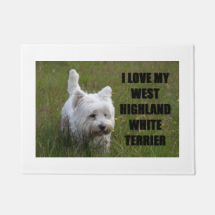 Paillasson PIC de l'amour W de westie