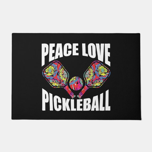 Paillasson Pickleball Paddle Design (Devant)