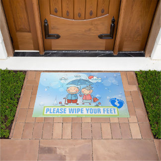 Paillasson Pieds 24" x 36" Porte Mat
