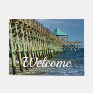 Paillasson Pier Pêche Bienvenue Panier
