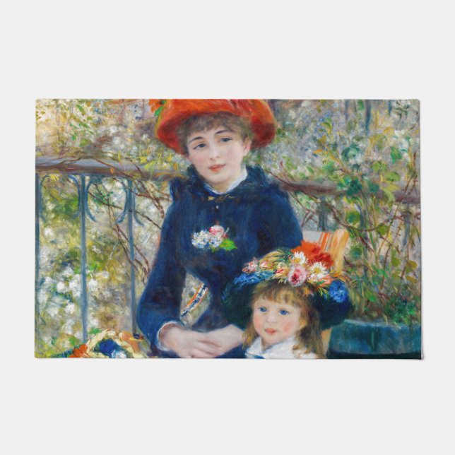 Paillasson Pierre-Auguste Renoir - Deux soeurs sur la terrass (Devant)