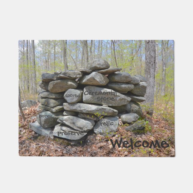 Paillasson Pierre sacrée (Devant)