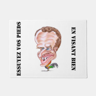 Paillasson piétinez macron