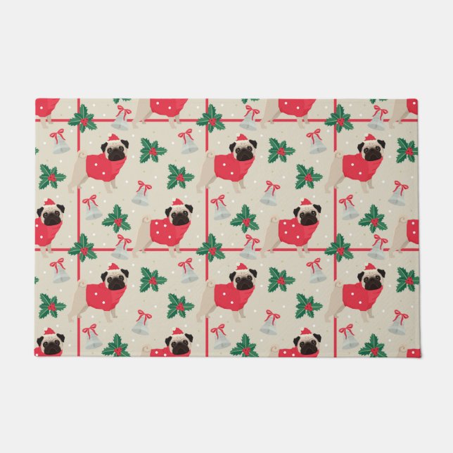 Paillasson Piggy Christmas Doormat (Devant)