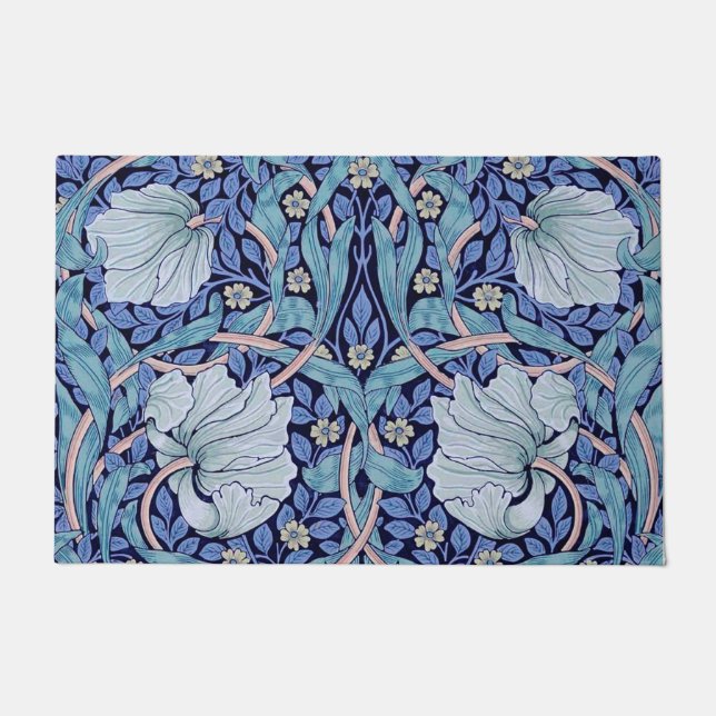 Paillasson Pimpernel Blue, William Morris (Devant)