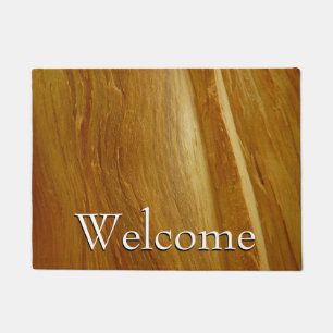 Paillasson Pine Wood II Faux Texture en bois
