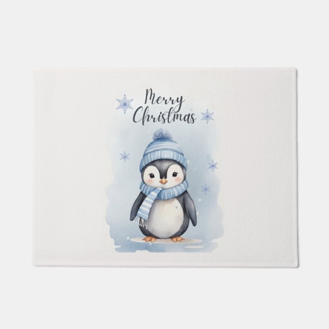 Paillasson "Pingouin mignon" (Devant)