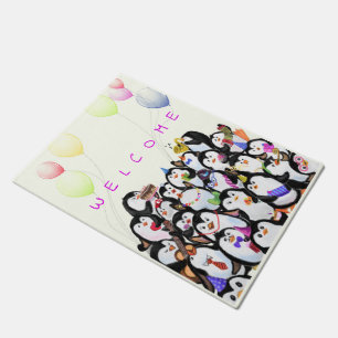 Paillasson Pingouin Porte pour enfants
