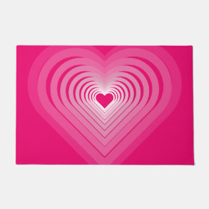 Paillasson Pink Heart Doormat