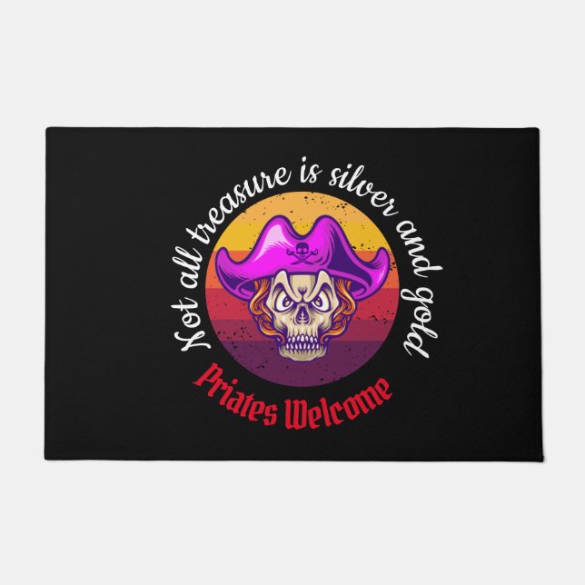 Paillasson Pirate fête de bienvenue (Devant)