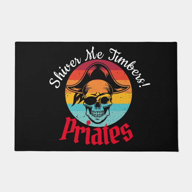 Paillasson Pirate Shiver Me Timbers (Devant)