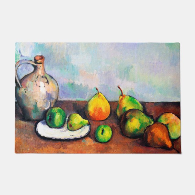 Paillasson Pitcher et Fruit, Paul Cezanne (Devant)