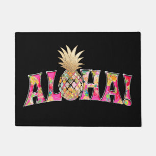 Paillasson PixDezines Aloha Pineapple/do-it-yourself arrière