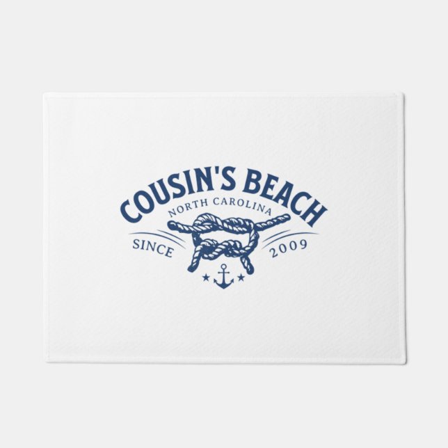 Paillasson Plage de Cousin, NC L'été je suis devenu assez (Devant)