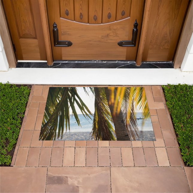 Paillasson Plage des Caraïbes Bliss #2 #wall #art (De plein air)