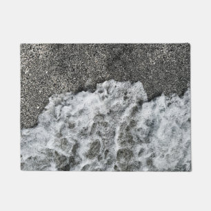 Paillasson Plage d'Hawaï Surf Sable Noir Océan Écume Kona