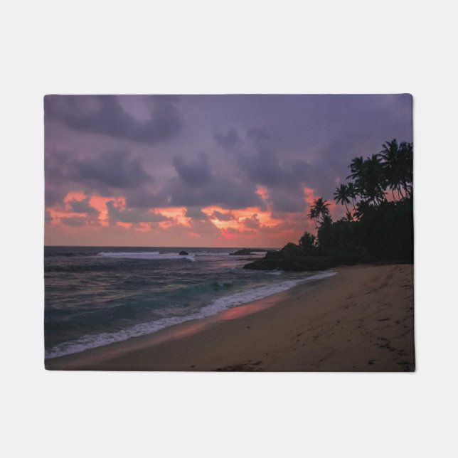 Paillasson Plage romantique au crépuscule (Devant)