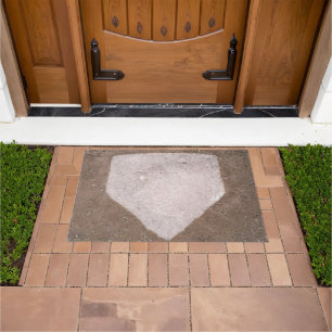 Paillasson Plaque de base de baseball