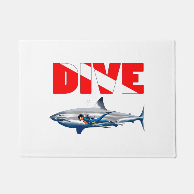 Paillasson Plongée de requin (Devant)