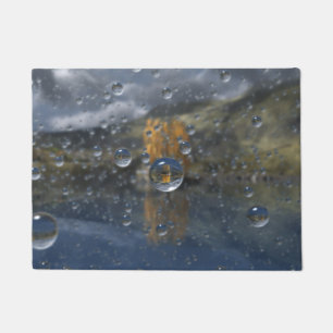 Paillasson Pluie dans le mat de verre